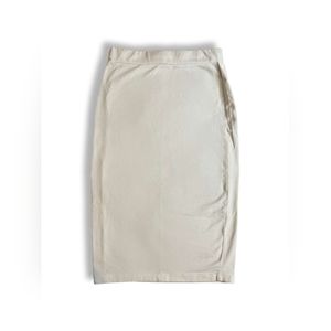 Forever 21 White Midi Skirt, Size S